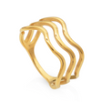 Wave Trio Ring (Bundle)