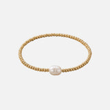 Gold Pearl Bracelet