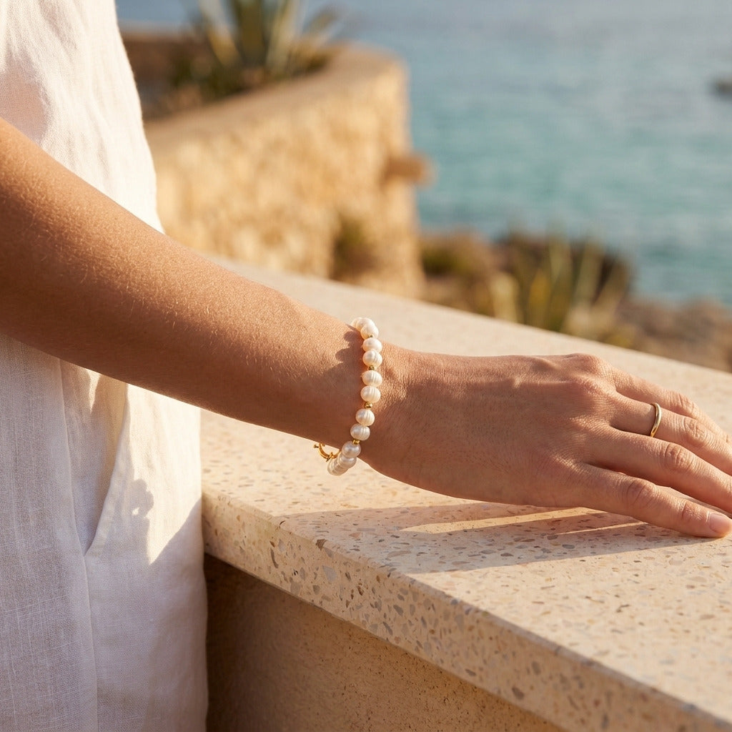 Coastal Pearl Bracelet