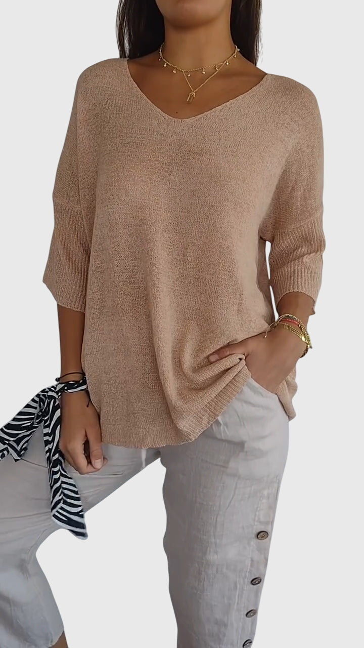 Myrial | Elegantní top s V-výstřihem