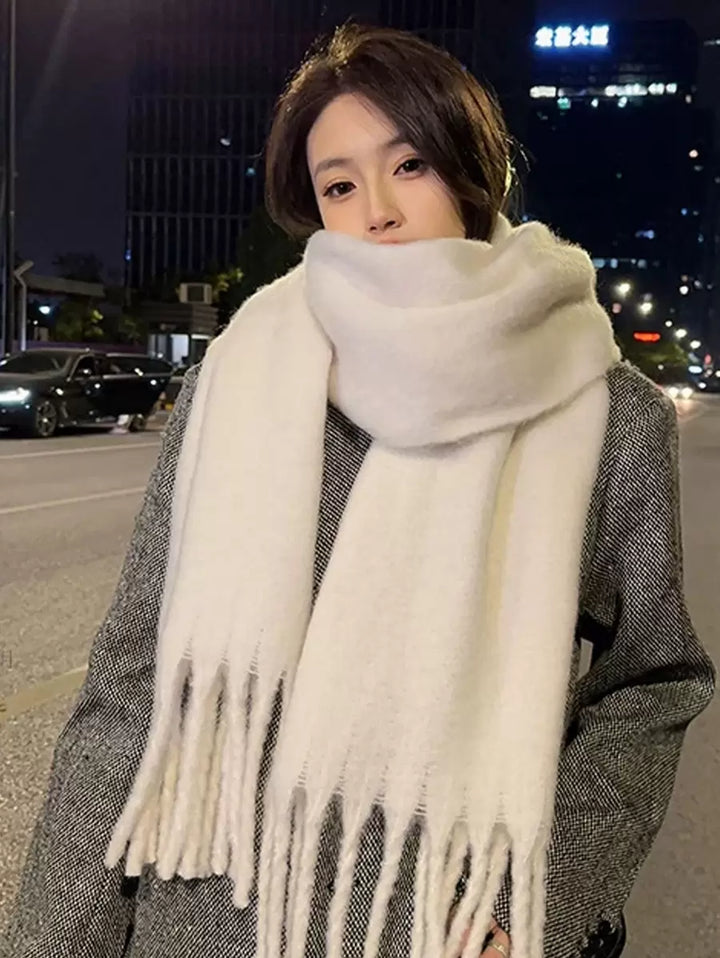 Burgundy Rectangular Scarf