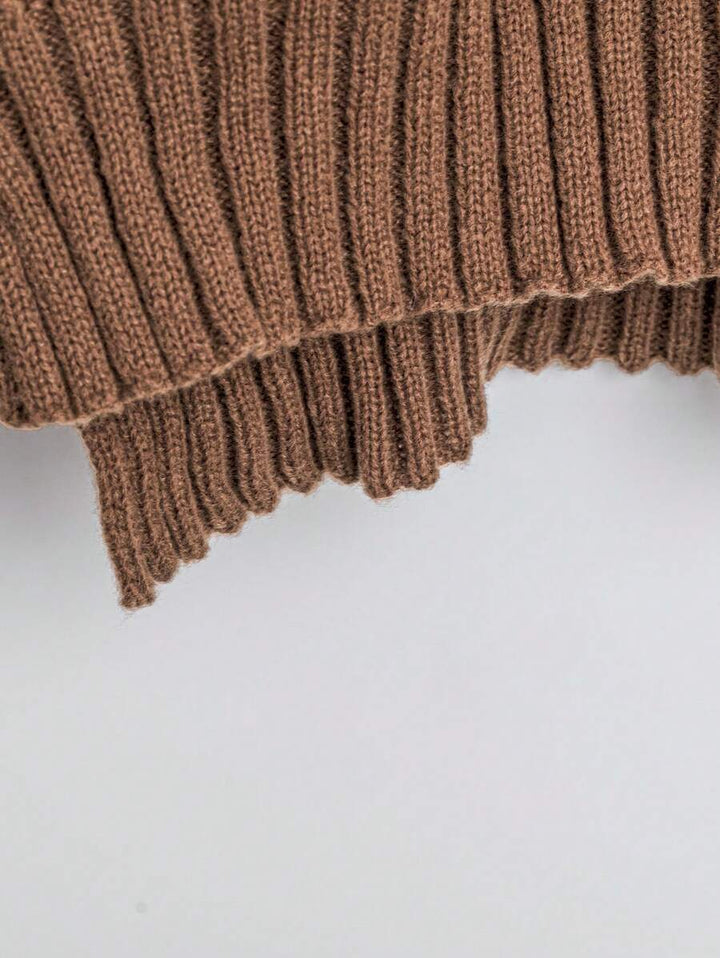 Jamey - Burgundy Oversized Top & Trousers Set