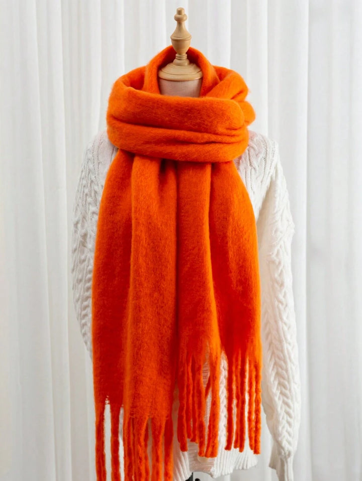 Burgundy Rectangular Scarf