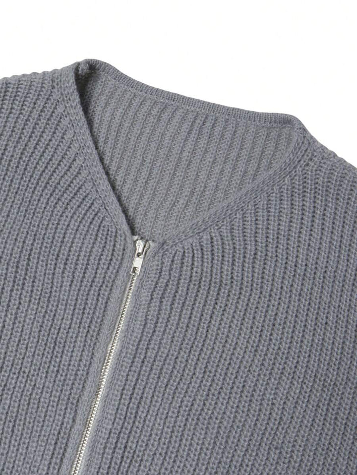 The Contour Zip Knit