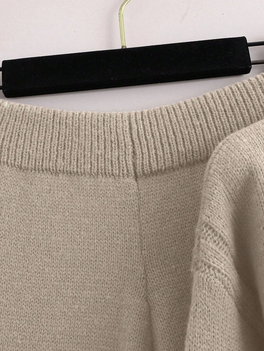 Jamey - Burgundy Oversized Top & Trousers Set