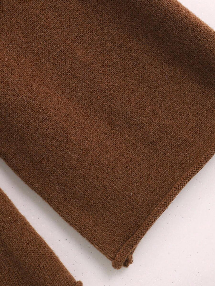 Jamey - Burgundy Oversized Top & Trousers Set