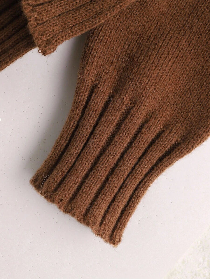 Jamey - Burgundy Oversized Top & Trousers Set