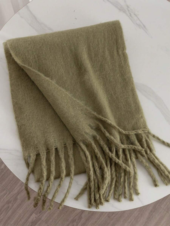 Burgundy Rectangular Scarf