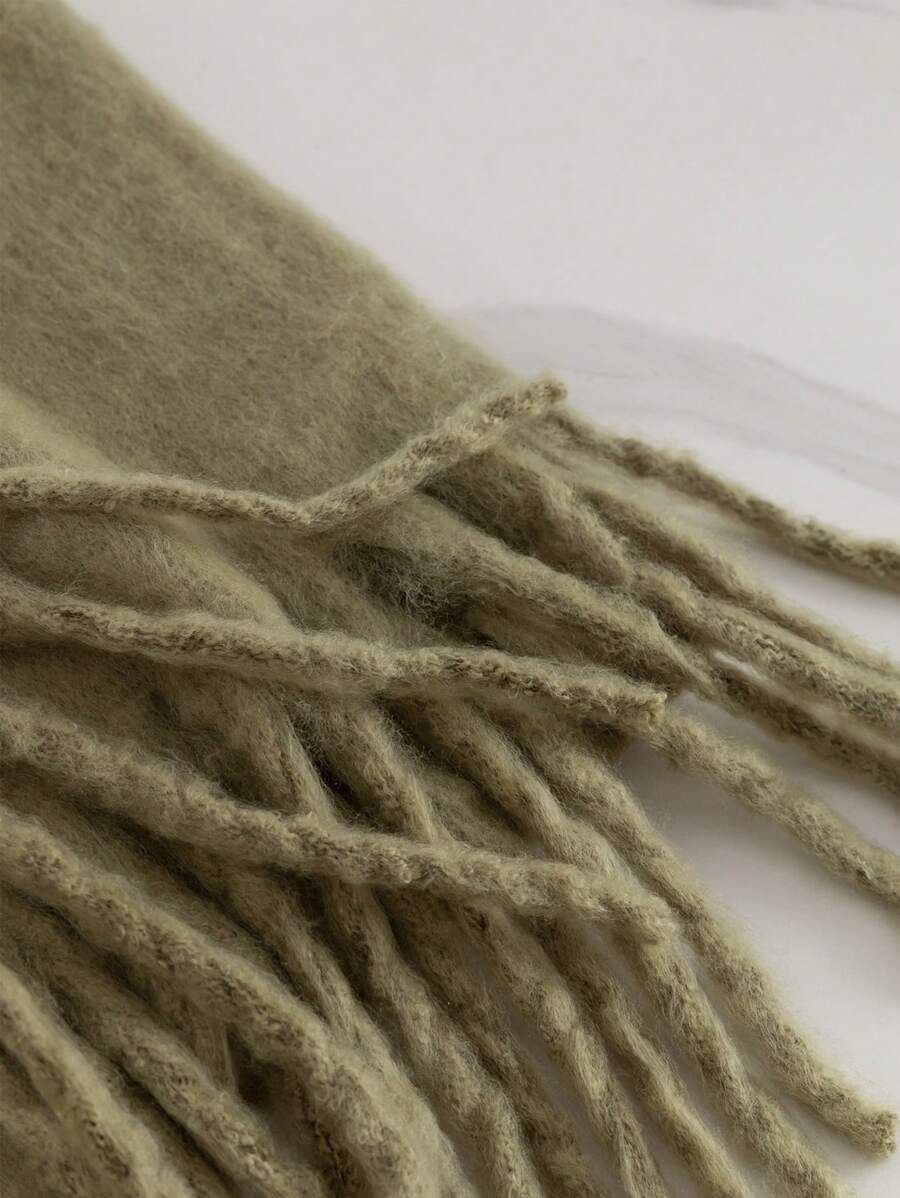 Burgundy Rectangular Scarf