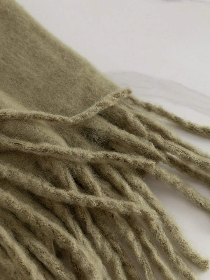 Burgundy Rectangular Scarf