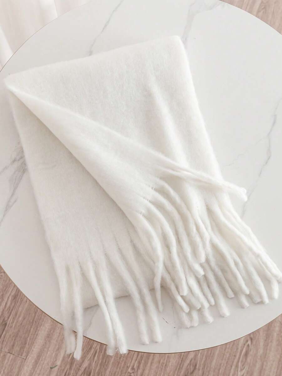 Burgundy Rectangular Scarf