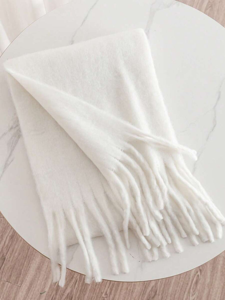 Burgundy Rectangular Scarf