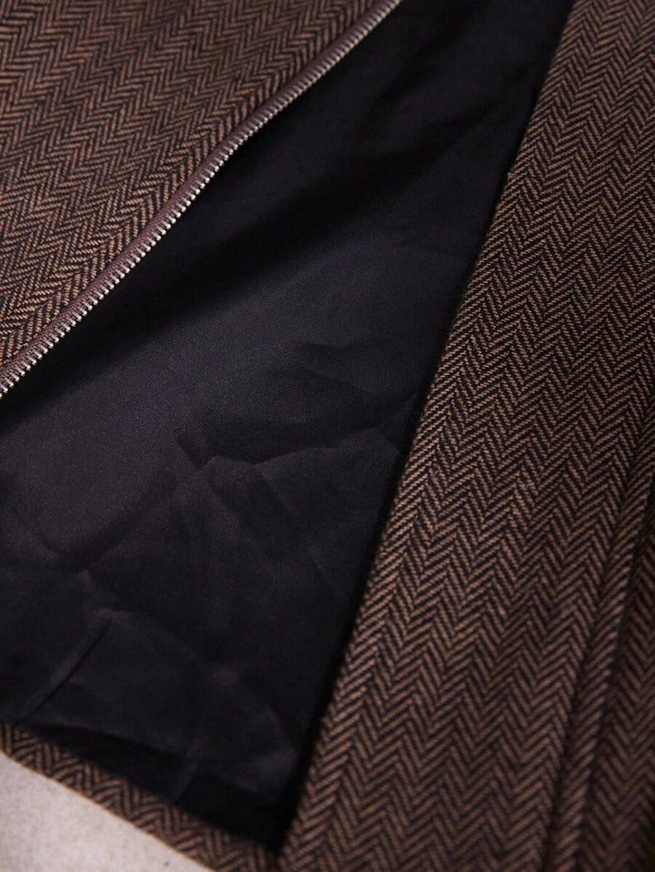 Aveloria Modichic 2-delige damesset s vleermuismouwen en visgraatmotief a bomberjack a šortky