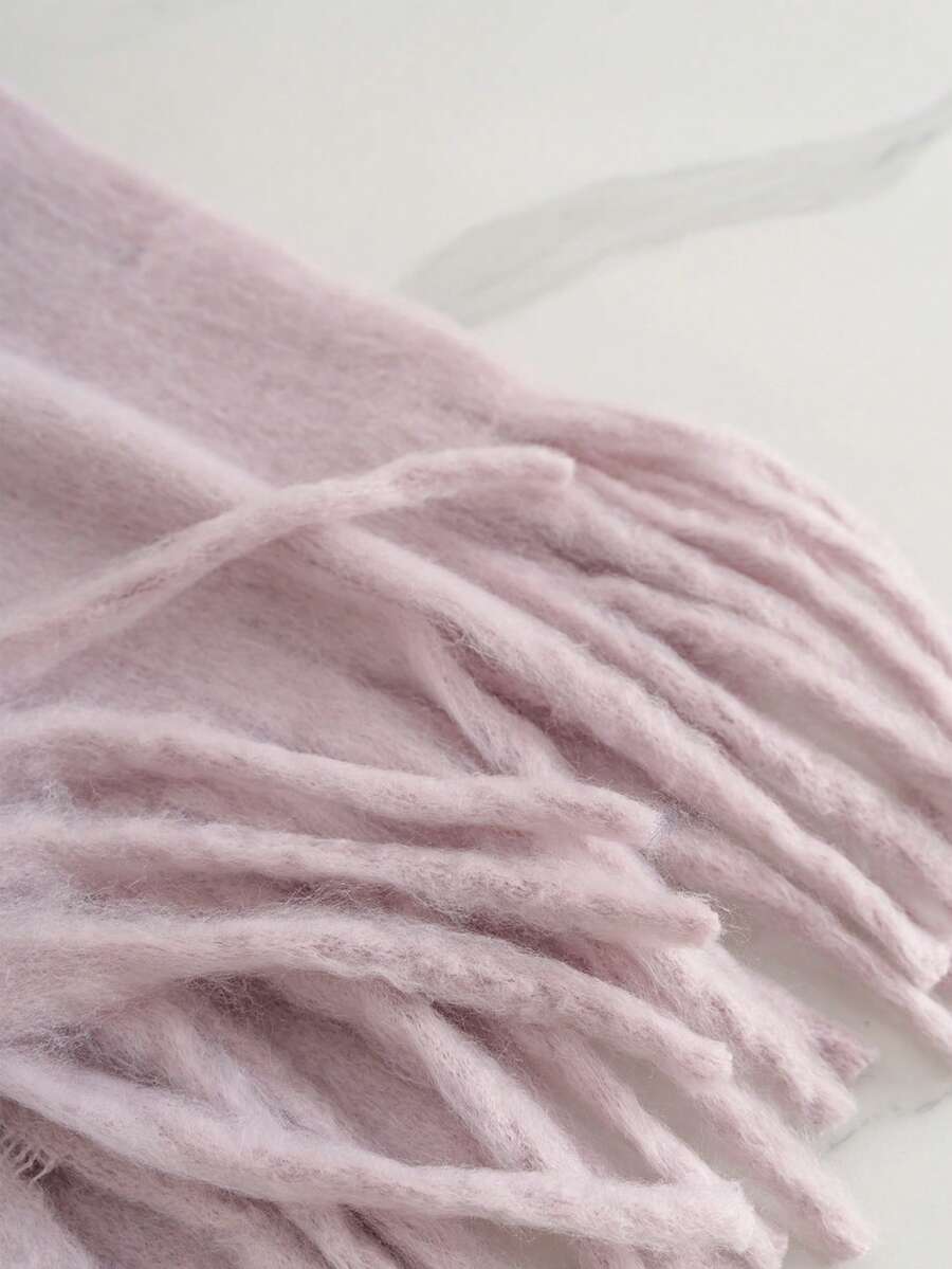 Burgundy Rectangular Scarf