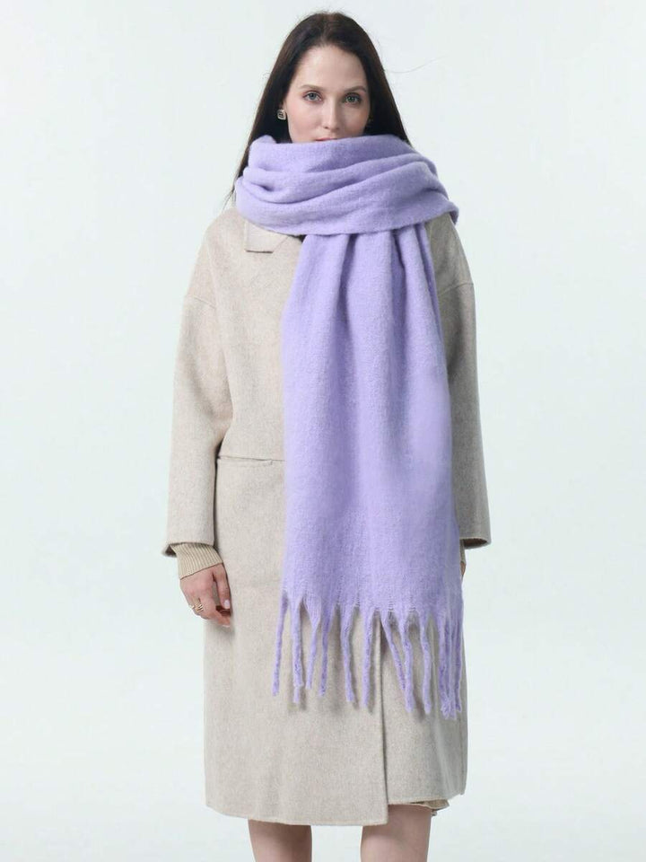 Burgundy Rectangular Scarf