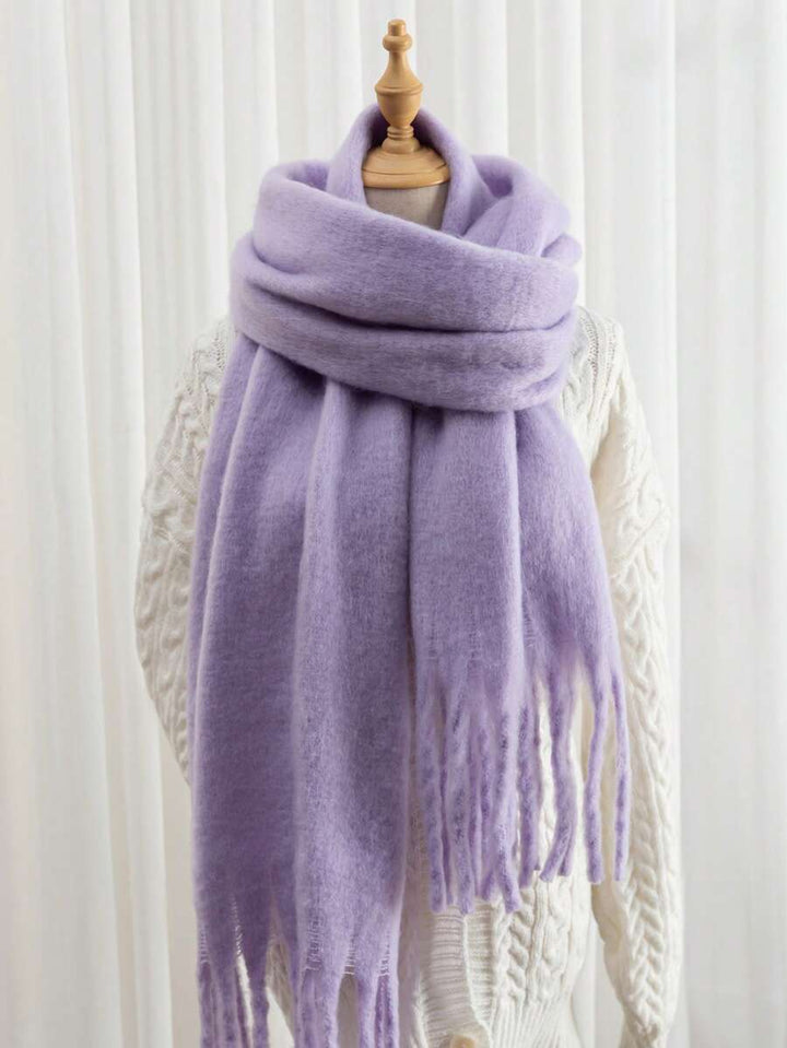 Burgundy Rectangular Scarf