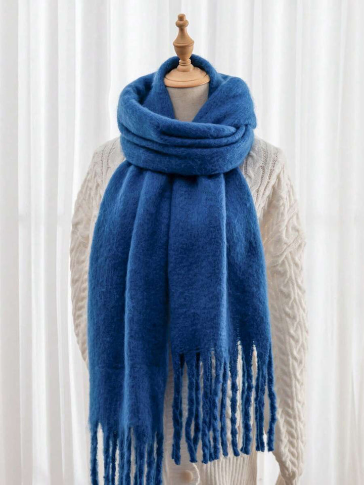 Burgundy Rectangular Scarf