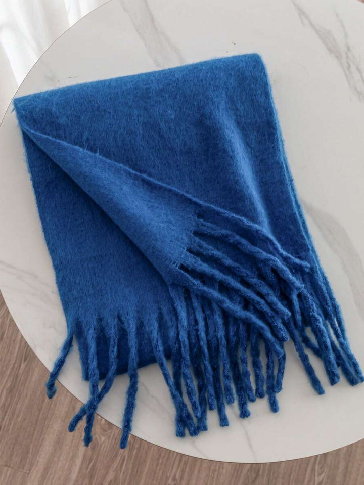 Burgundy Rectangular Scarf