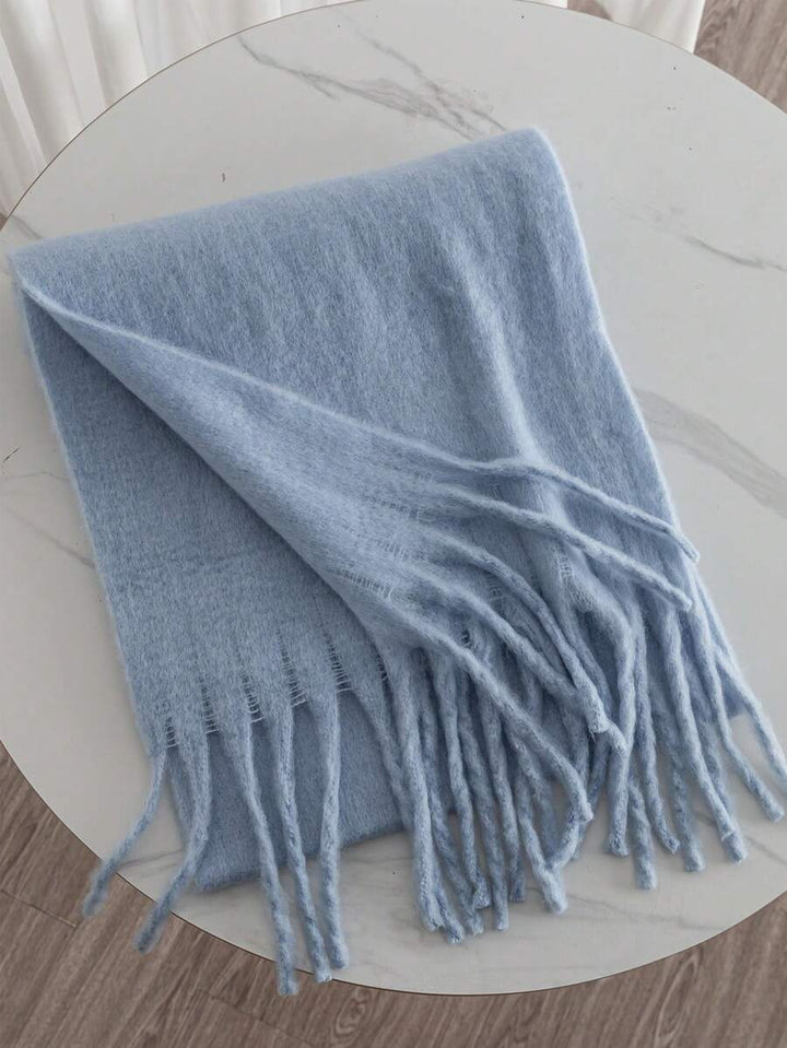 Burgundy Rectangular Scarf