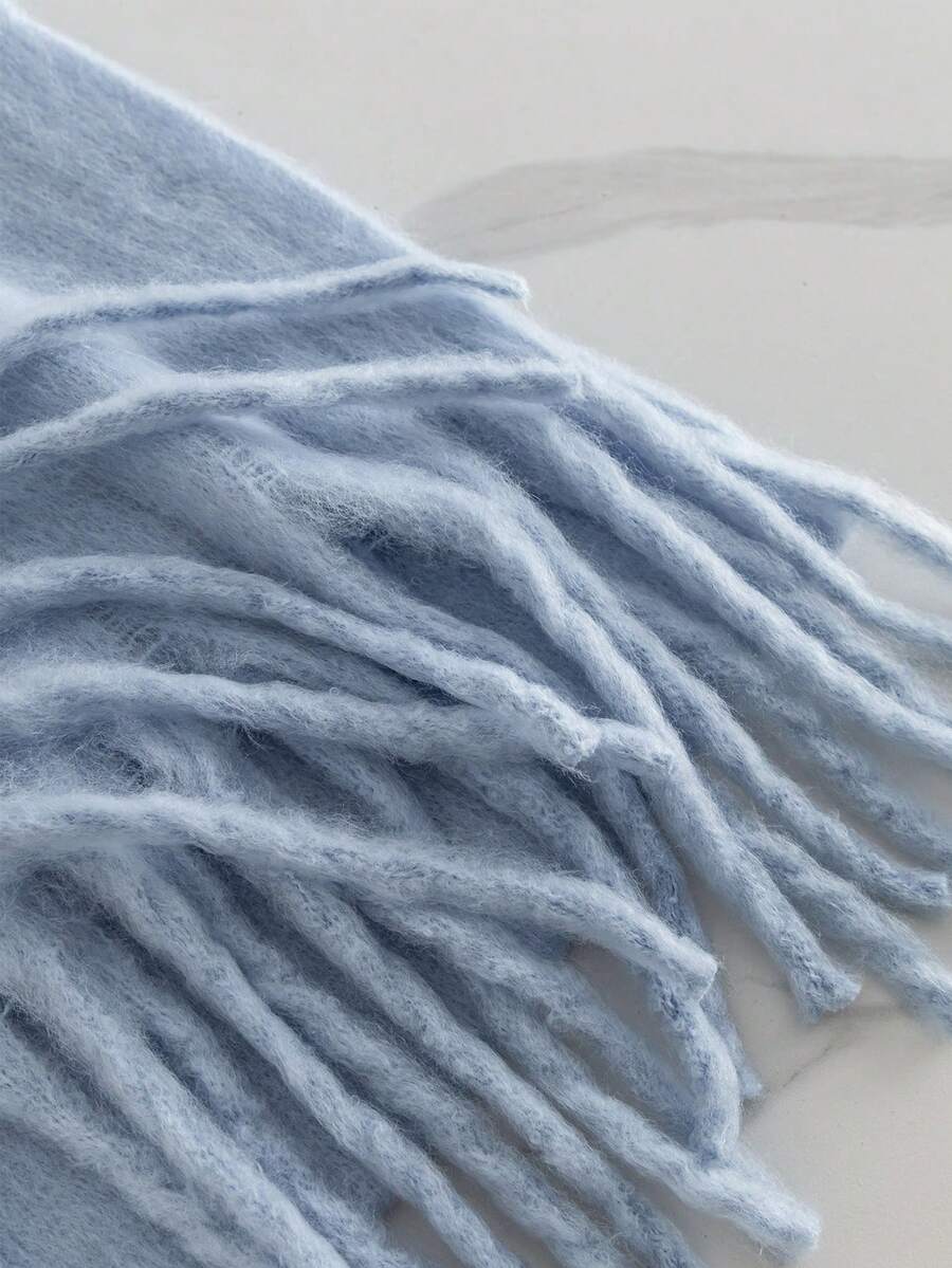 Burgundy Rectangular Scarf