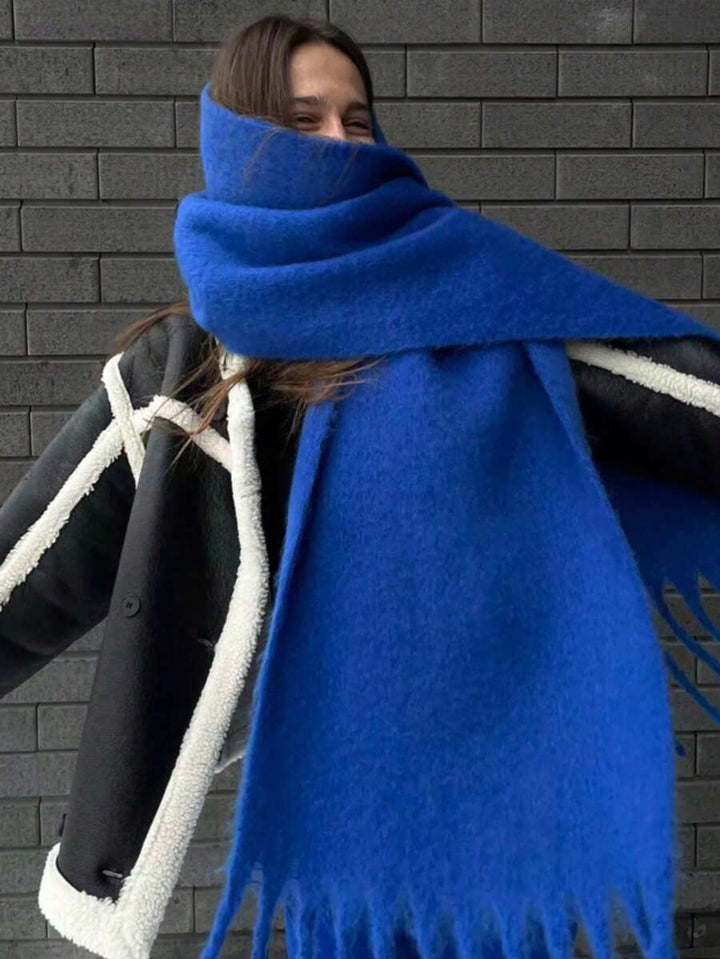 Burgundy Rectangular Scarf