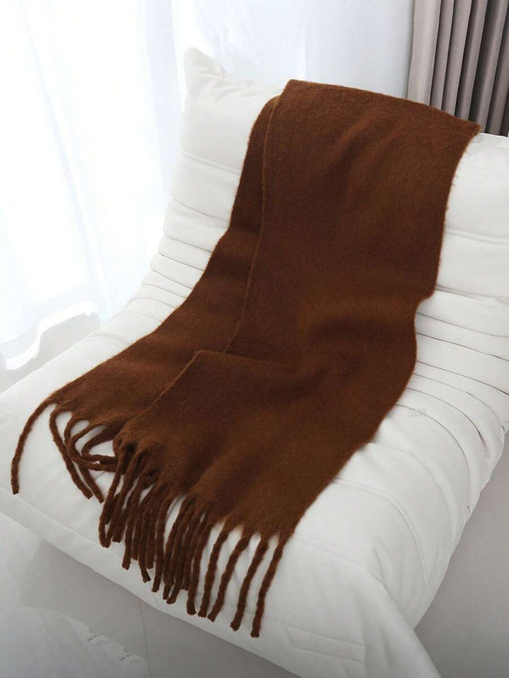 Burgundy Rectangular Scarf