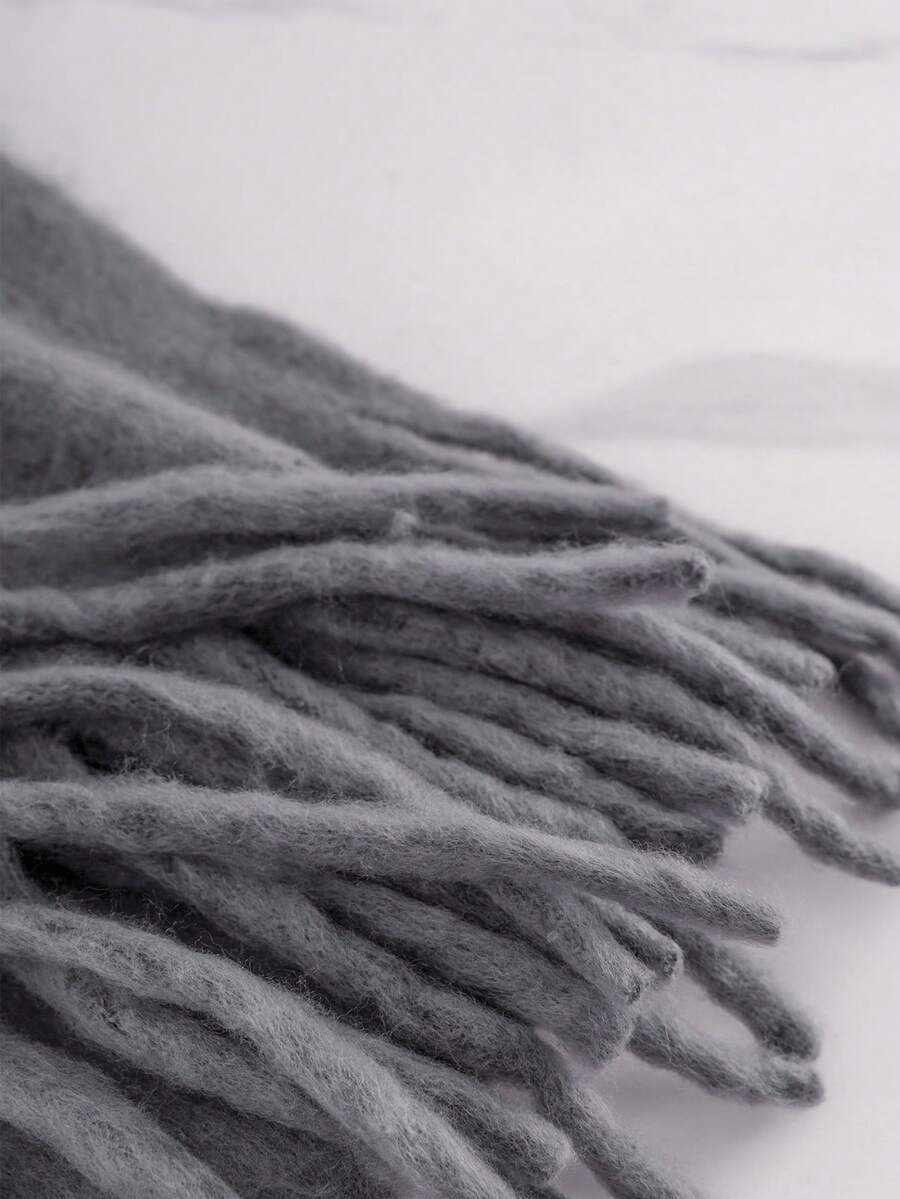 Burgundy Rectangular Scarf