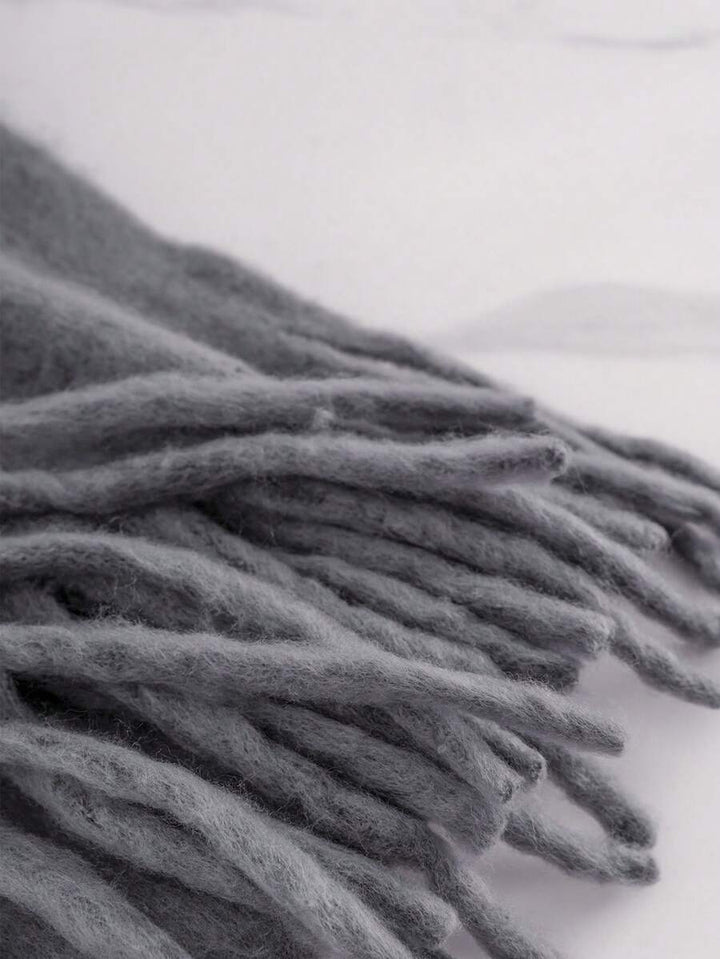 Burgundy Rectangular Scarf