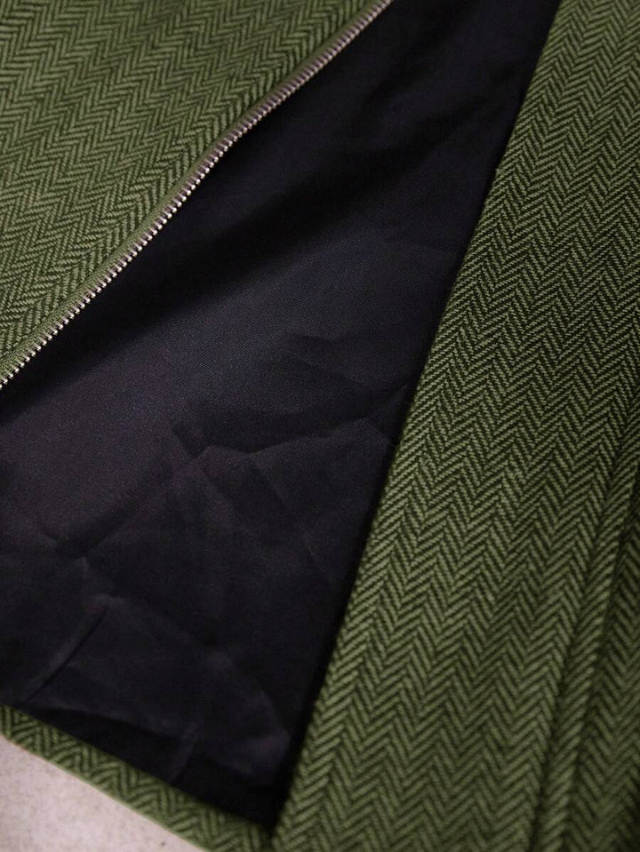 Aveloria Modichic 2-delige damesset s vleermuismouwen en visgraatmotief a bomberjack a šortky