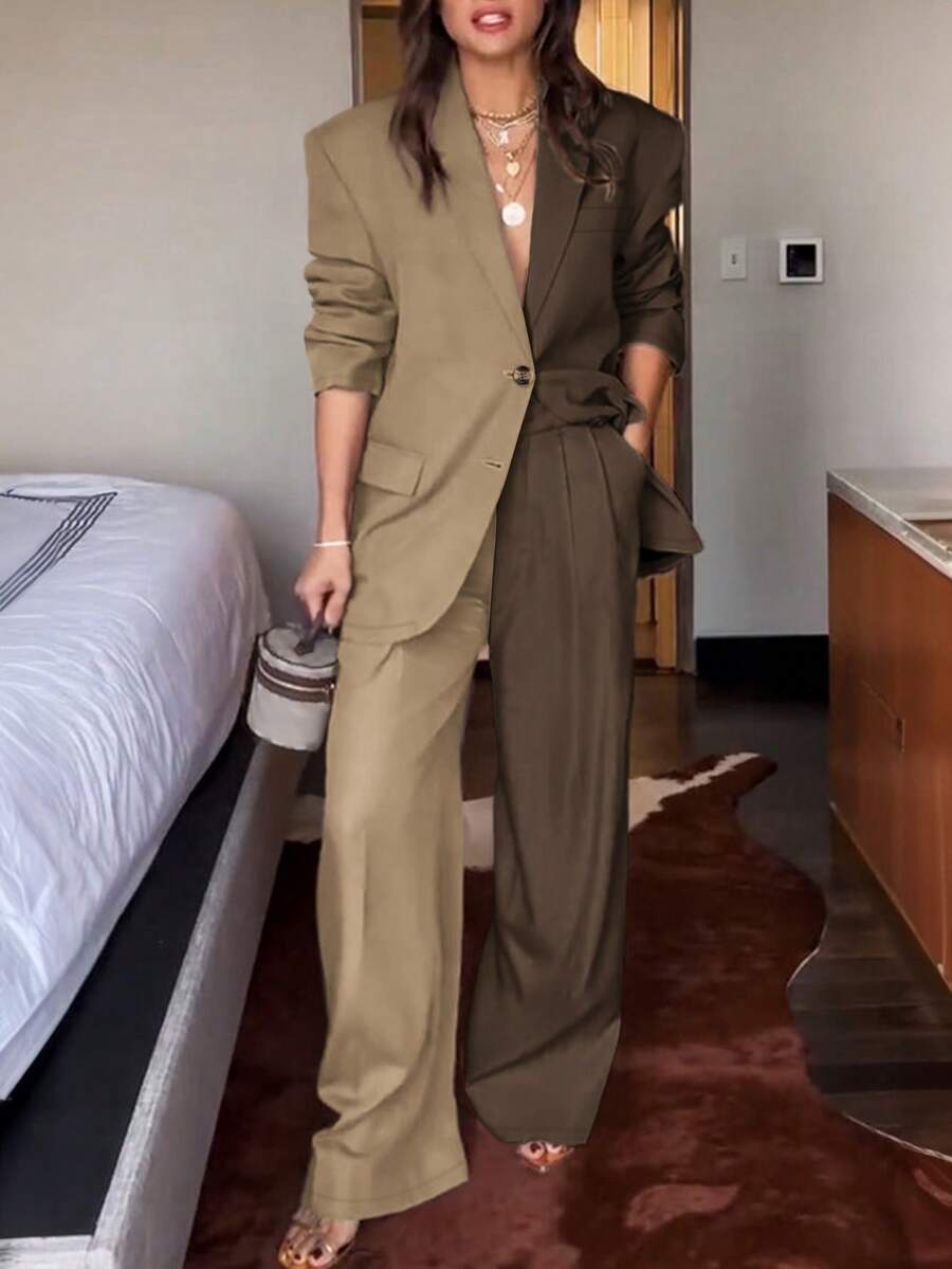 Elaine - Dvoubarevný blazer 