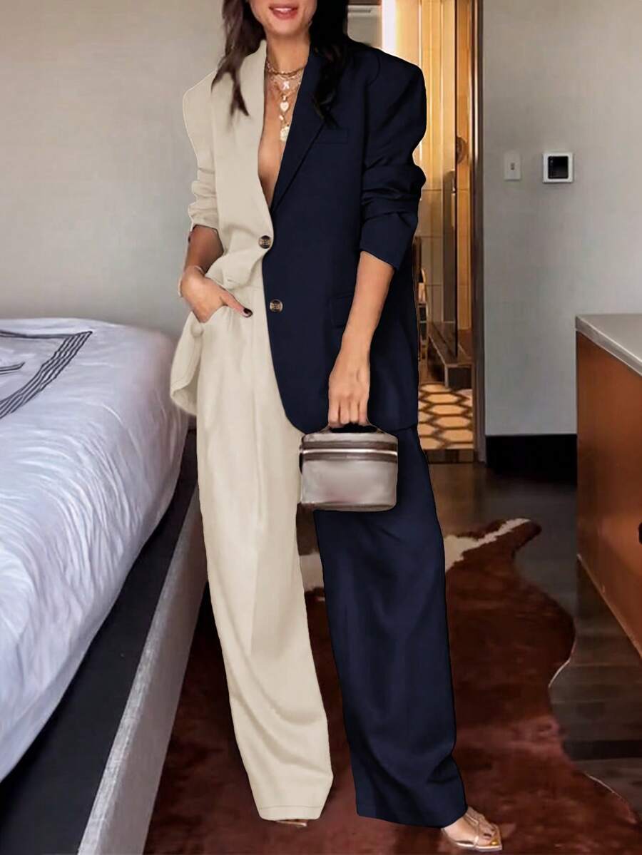 Elaine - Dvoubarevný blazer 