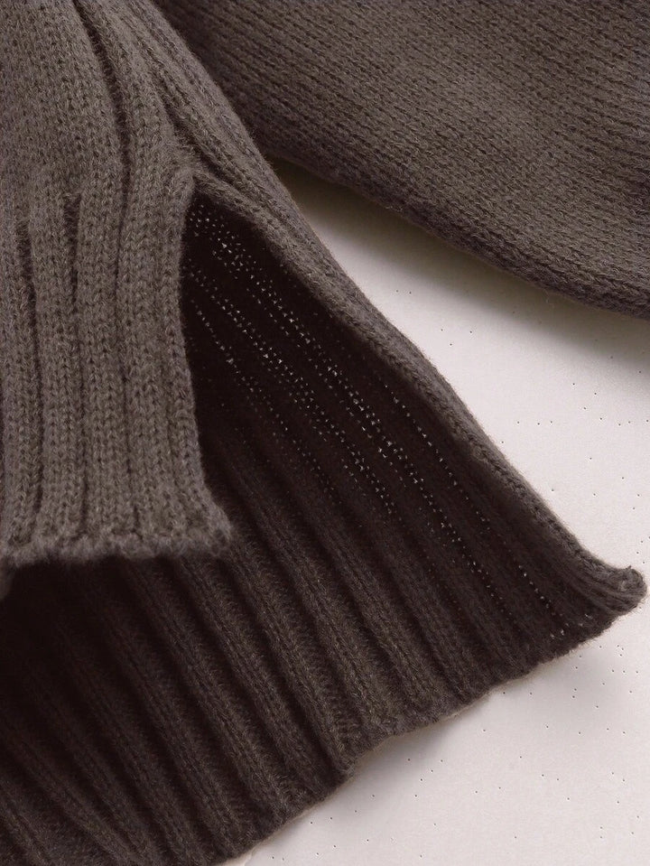 Jamey - Burgundy Oversized Top & Trousers Set