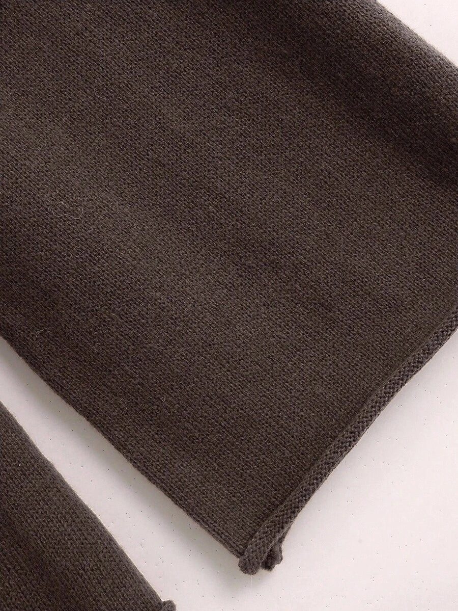 Jamey - Burgundy Oversized Top & Trousers Set