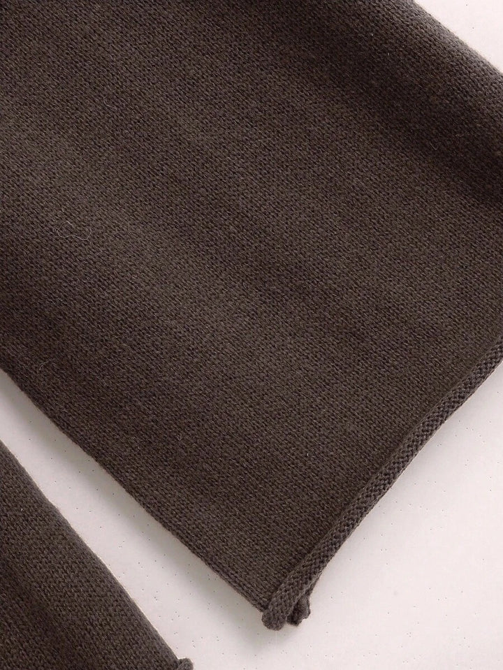 Jamey - Burgundy Oversized Top & Trousers Set