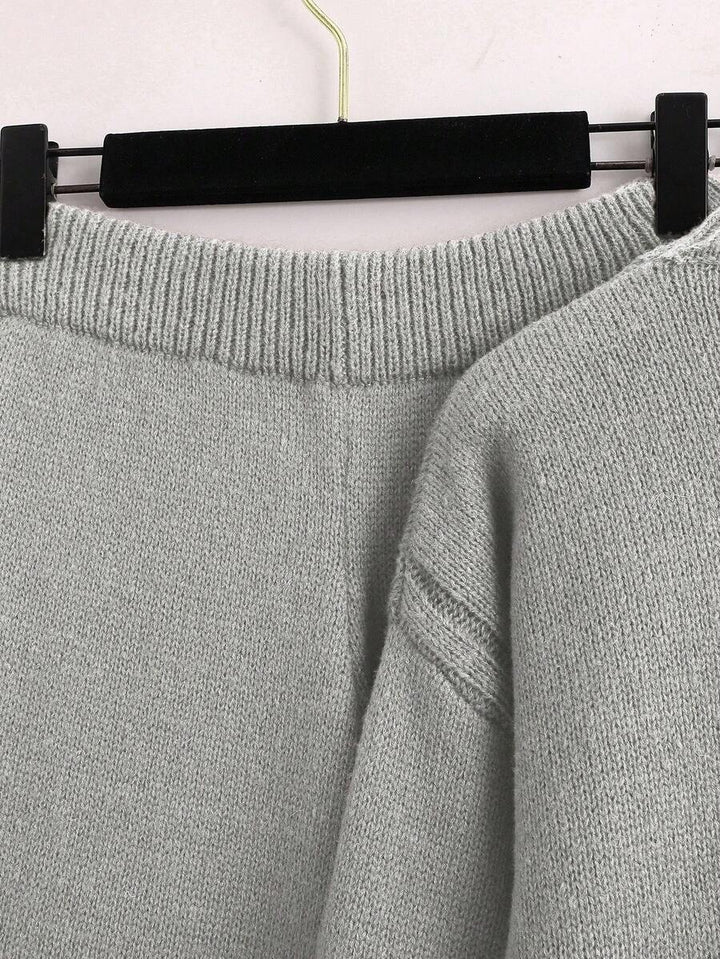 Jamey - Burgundy Oversized Top & Trousers Set