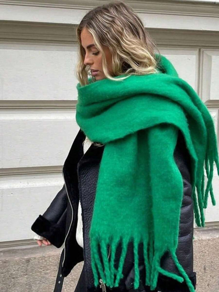 Burgundy Rectangular Scarf