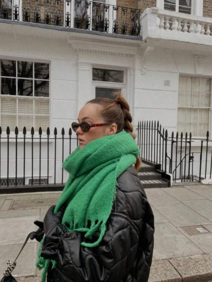 Burgundy Rectangular Scarf