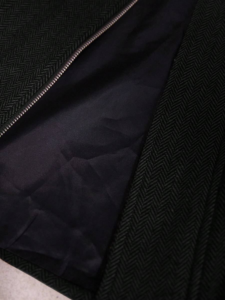 Aveloria Modichic 2-delige damesset s vleermuismouwen en visgraatmotief a bomberjack a šortky