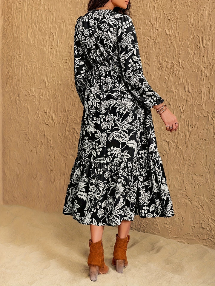 Aria | Krajková květinová šaty