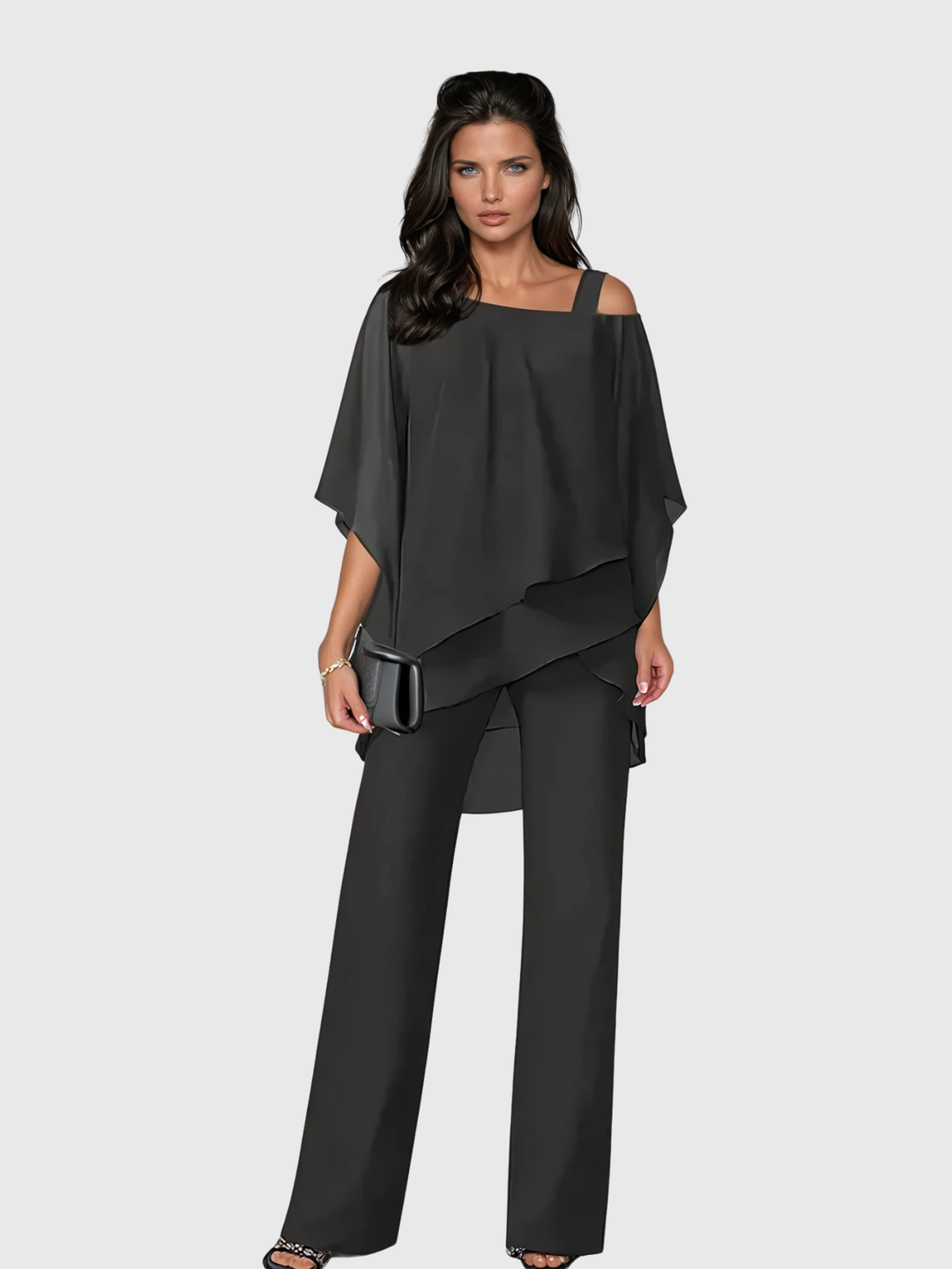 Anne | Elegantes Zweiteiliges Set mit fließender Silhouette