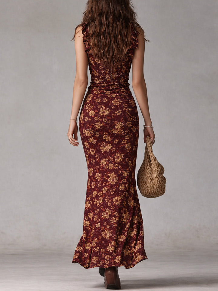 Linda | Boho-Eleganz Maxikleid mit fließender Silhouette