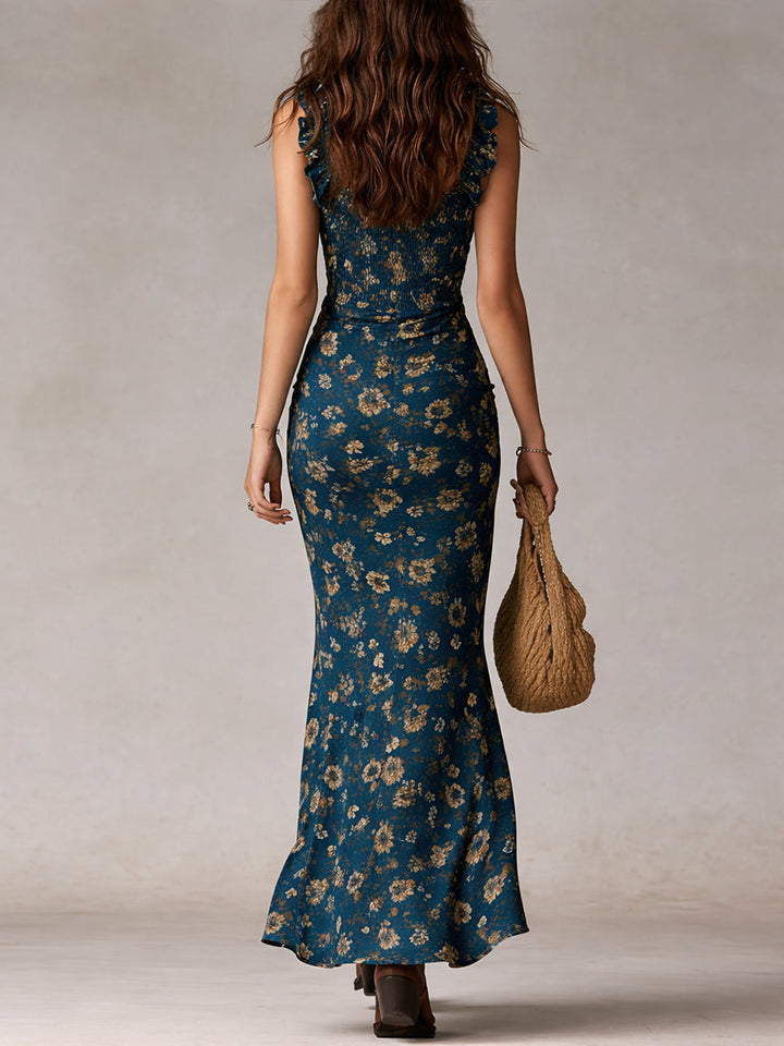 Linda | Boho-Eleganz Maxikleid mit fließender Silhouette