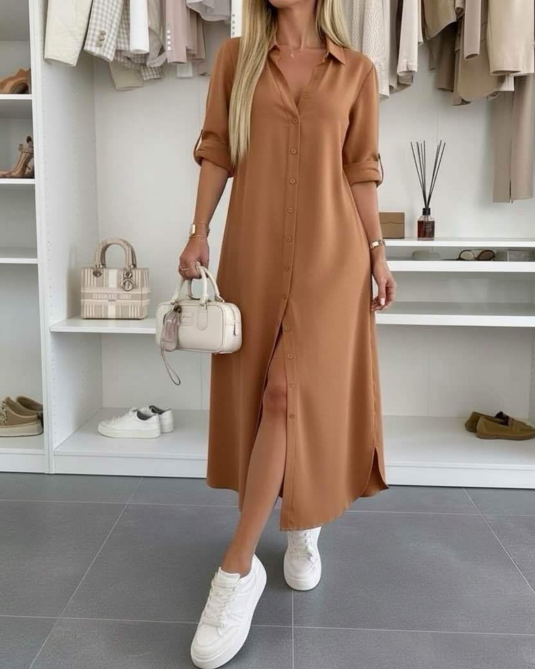 Tereza | Oversized košilové šaty
