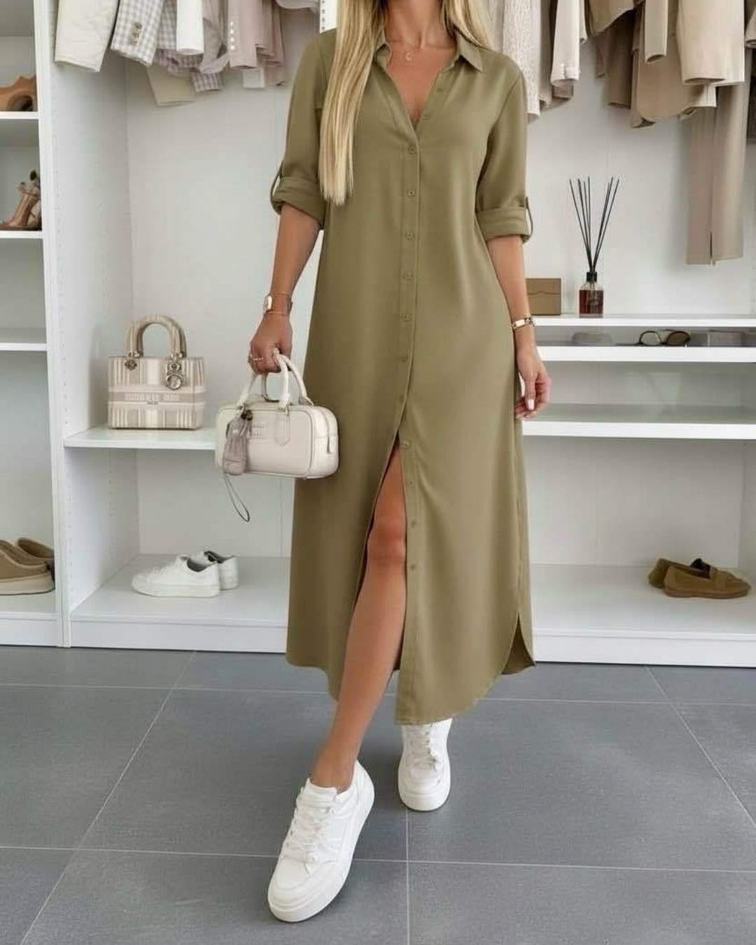 Tereza | Oversized košilové šaty
