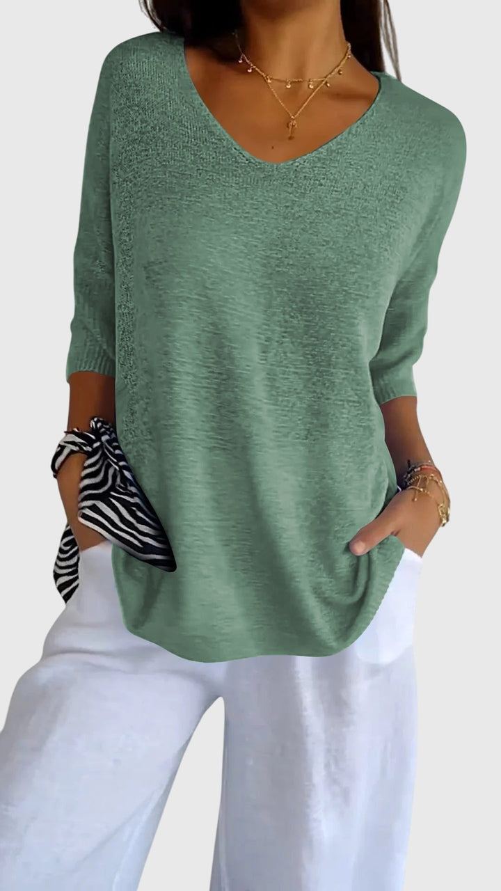 Myrial | Elegantní top s V-výstřihem