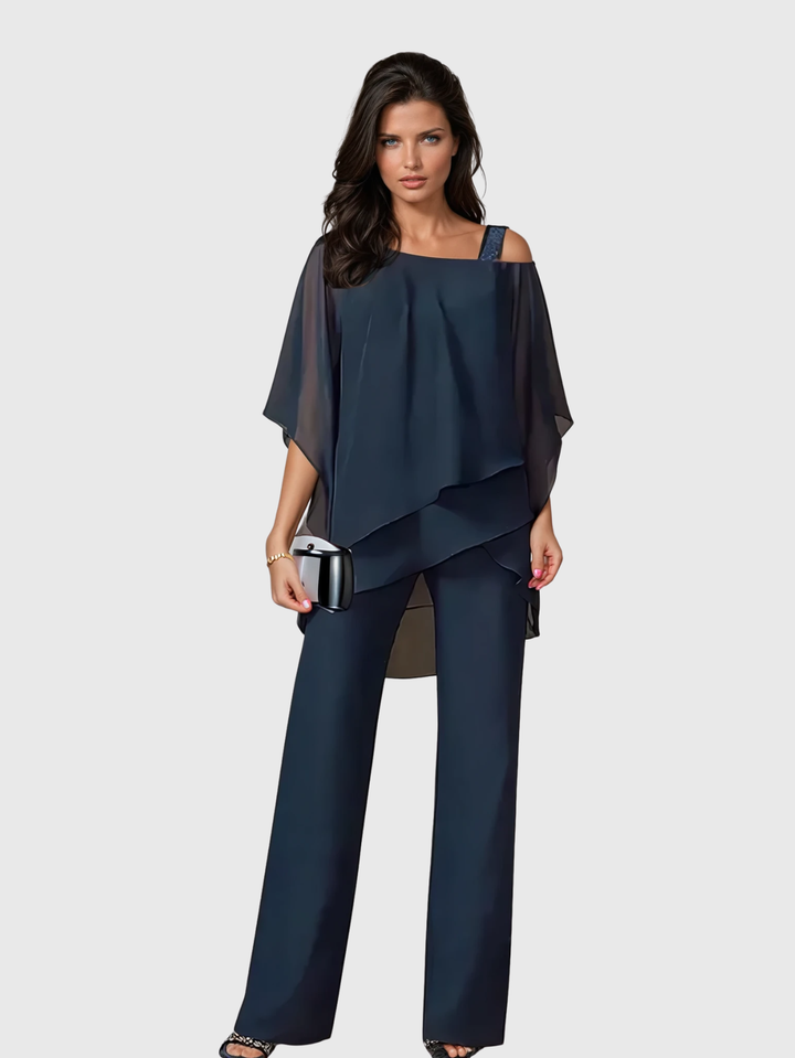 Anne | Elegantes Zweiteiliges Set mit fließender Silhouette