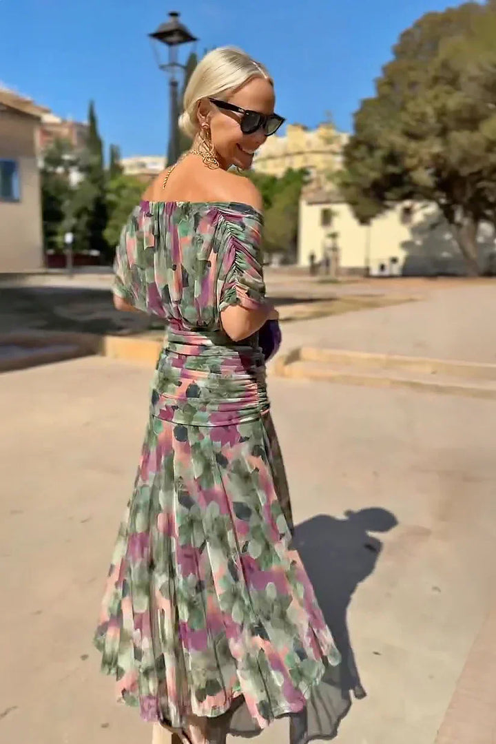 Emma | Maxi šaty s V-výstřihem a elegantní siluetou pro slavnostní chvíle