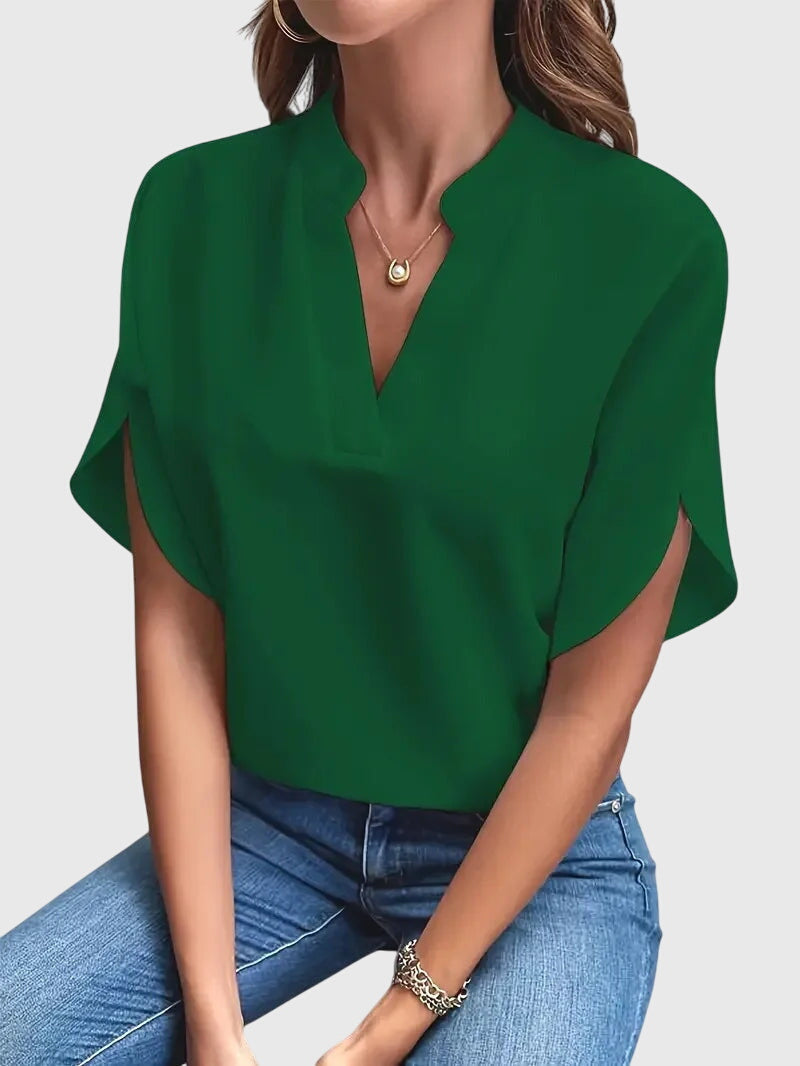 Elora | Měkké a elegantní tričko s V-výstřihem