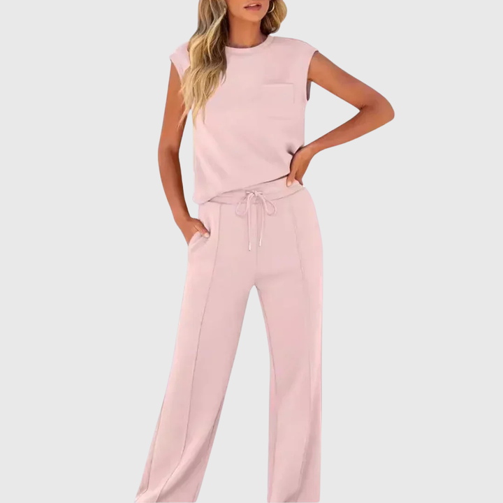 Lolly | Měkký lounge set, uvolněný střih, dvoudílný