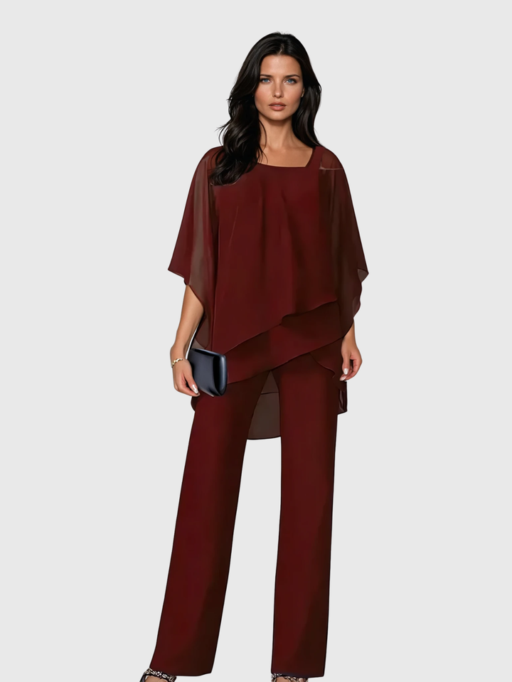 Anne | Elegantes Zweiteiliges Set mit fließender Silhouette